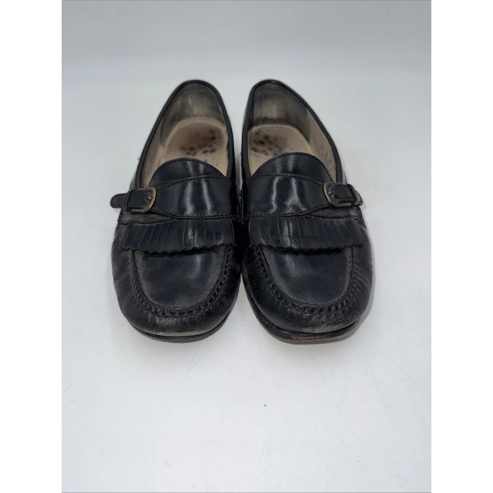 Cole Haan Men's Fringe Black Slip-on Loafer Size 9 D